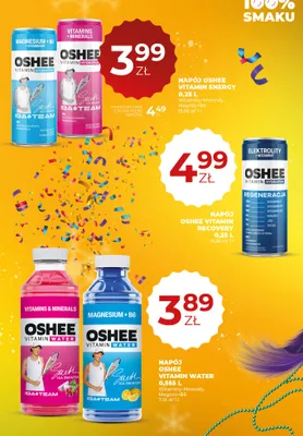 Napój Oshee Vitamin Recovery 0,25 L promocja w Duży Ben