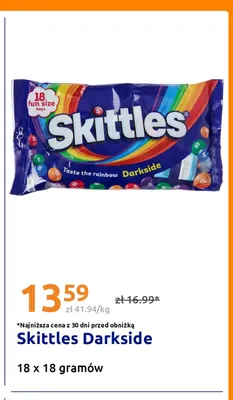 Cukierki Skittles Darkside 18-pak 18 g promocja w Action