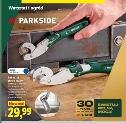 Zestaw uniwersalnych kluczy wielofunkcyjnych Parkside promocja w Lidl