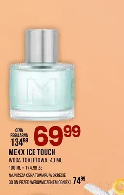 Woda toaletowa Mexx Ice Touch promocja w Drogerie Natura