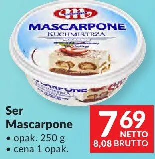 Ser Mascarpone promocja w Makro