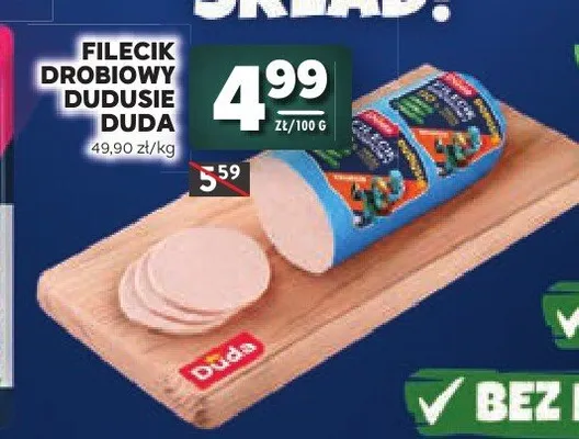 Filecik drobiowy Dudusie Duda promocja w Stokrotka