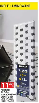 Podkład pod panele Afirmax Silenza Max Aquastop Smart 5 mm promocja w Merkury Market