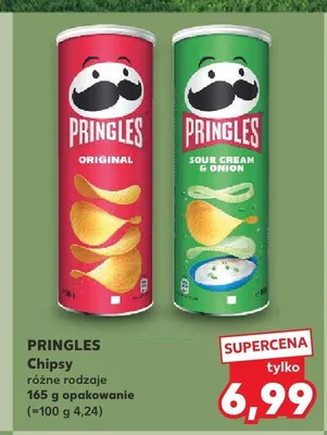 Chipsy Pringles Sour Cream & Onion promocja w Kaufland