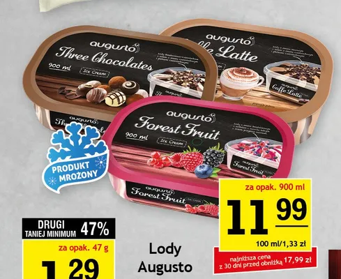 Lody Augusto Forest Fruit promocja w Gram Market