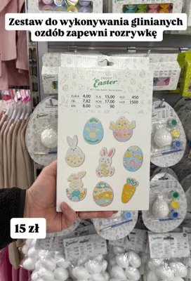 Zestaw do wykonywania glinianych ozdób  promocja w Pepco