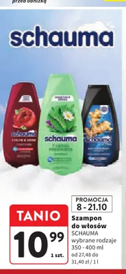 Szampon do włosów Schauma promocja w Intermarche