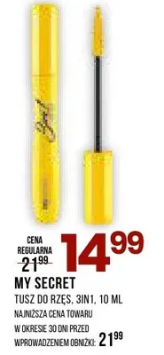 Tusz do rzęs, 3in1, 10ml promocja w Drogerie Natura