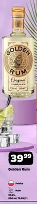 Rum Golden Rum Original promocja w Netto