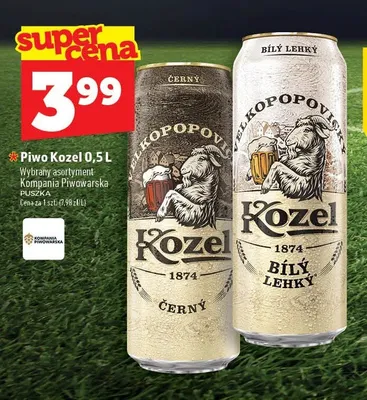 Piwo Kozel Černý promocja w TOPAZ