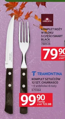 Komplet sztućców 12 szt. Churrasco Tramontina promocja w Selgros