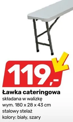 Ławka cateringowa promocja w Bricomarche