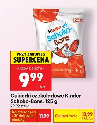 Cukierki czekoladowe Schoko-Bons promocja w Biedronka