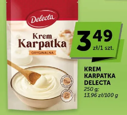 Krem Karpatka Delecta oryginalna promocja w Euro Sklep