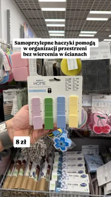 Samoprzylepne haczyki Pepco Home promocja w Pepco