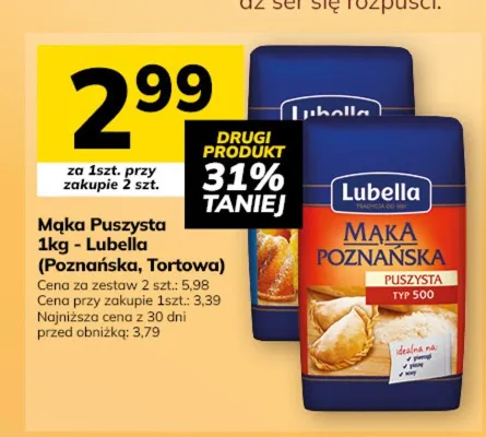 Mąka Puszysta Poznańska Lubella promocja w Hitpol