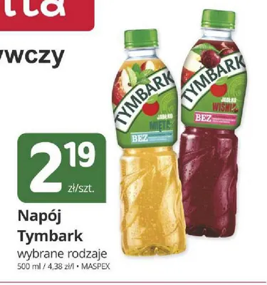 Napój Tymbark jabłko mięta promocja w Marketvita