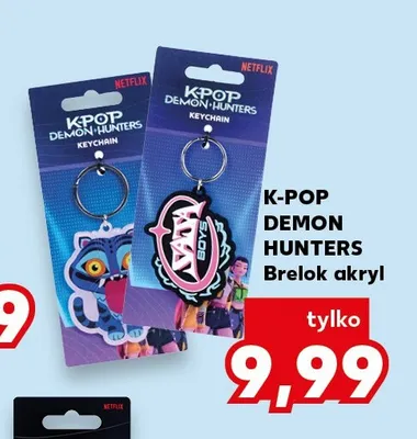 Brelok akrylowy K-Pop Demon Hunters promocja w Kaufland