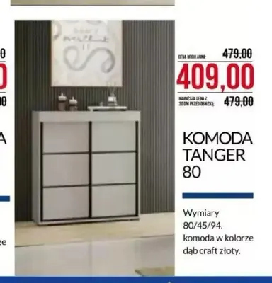 Komoda Tanger 80 promocja w Abra Meble