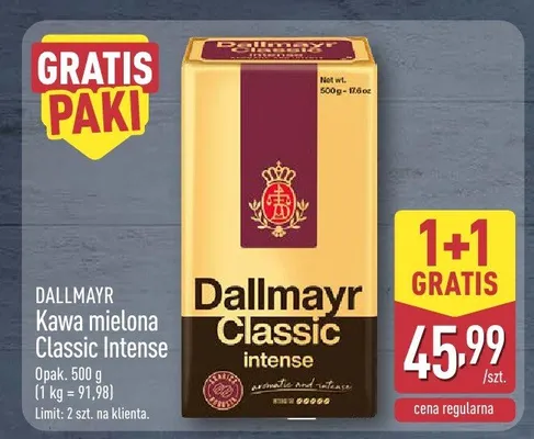 Kawa mielona Dallmayr Classic Intense promocja w Aldi