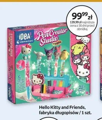 Hello Kitty and Friends fabryka długopisów promocja w Dzień Dziecka