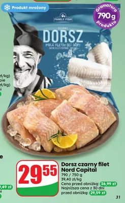 Dorsz czarny filet Nord Capital promocja w Dino