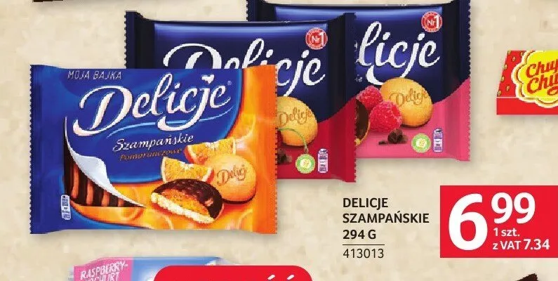 Delicje Szampańskie o smaku malinowym promocja w Selgros
