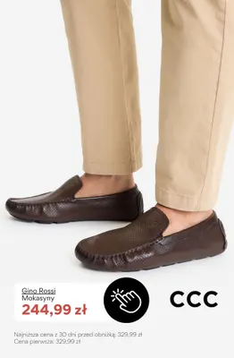 Mokasyny Gino Rossi promocja w CCC