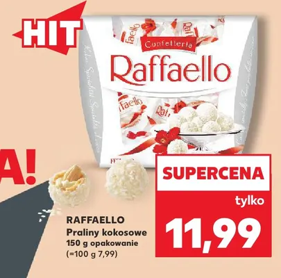 Praliny kokosowe Raffaello promocja w Kaufland