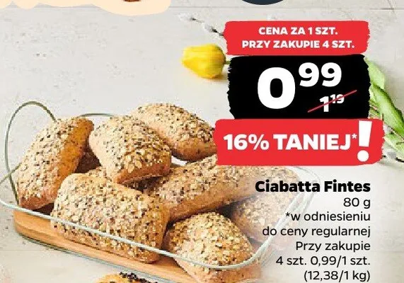 Ciabatta Fintes Netto promocja w Netto