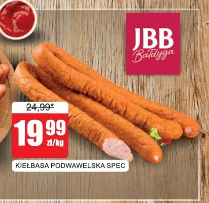 Kiełbasa Podwawelska Spec JBB Bałdyga promocja w Bingo
