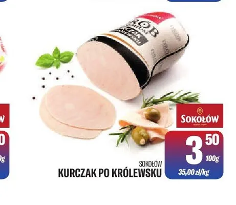 Kurczak po królewsku Sokołów promocja w Tomi Markt