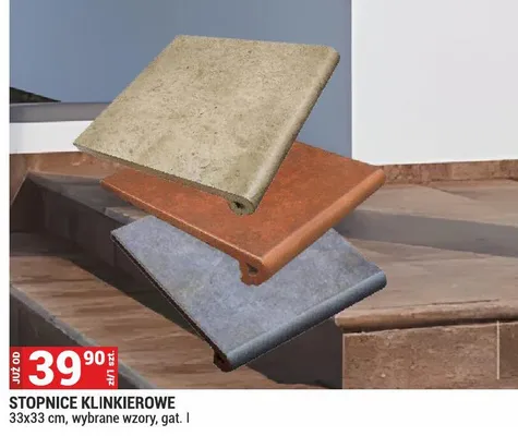 Stopnice klinkierowe promocja w Merkury Market