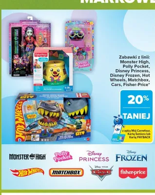 Zabawki Matchbox promocja w Carrefour