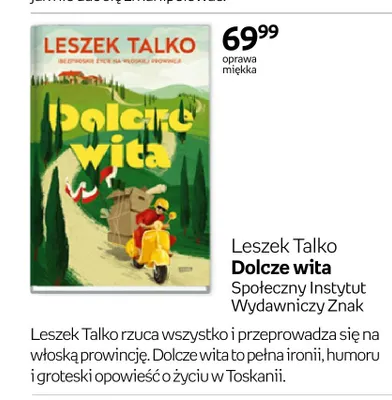 Książka Dolcze wita Leszek Talko promocja w Empik