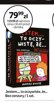 Gra Jestem..., to oczywiste, że... Bez cenzury promocja w Empik