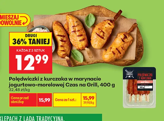Polędwiczki z kurczaka w marynacie jogurtowo-morelowej Czas na Grill promocja w Biedronka