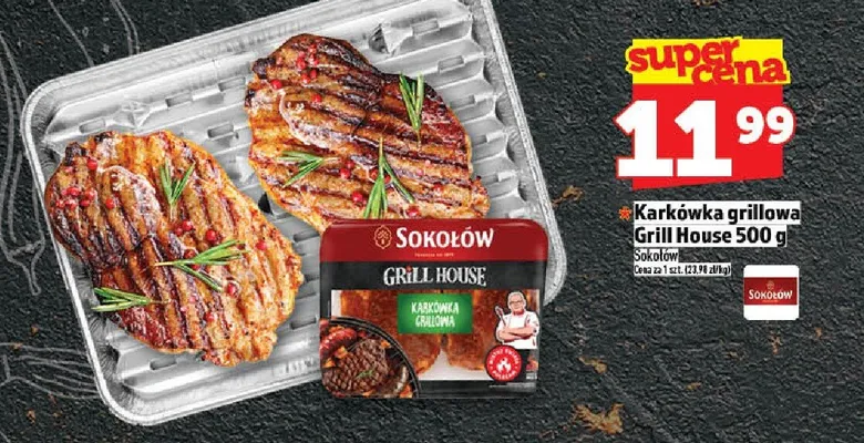 Karkówka grillowa Grill House Sokołów promocja w TOPAZ