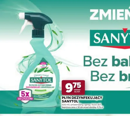 Płyn dezynfekujący Sanytol promocja w Stokrotka