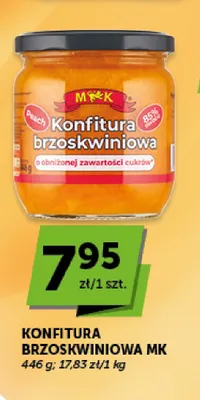 Konfitura brzoskwiniowa MK promocja w ABC