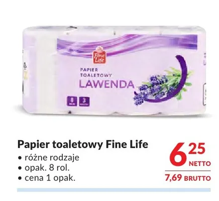 Papier toaletowy Fine Life promocja w Makro