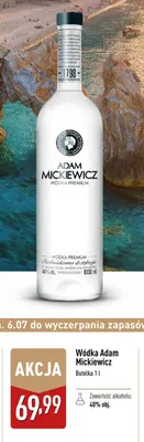 Wódka Adam Mickiewicz promocja w Aldi