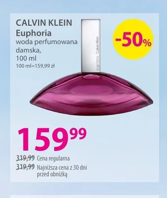 Woda perfumowana damska CALVIN KLEIN Euphoria promocja w Hebe