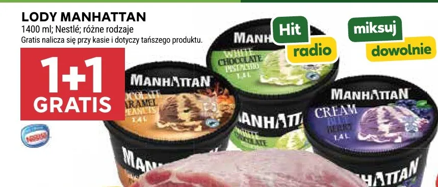 Lody Cream Berry Manhattan promocja w Stokrotka