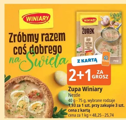 Zupa promocja w Leclerc