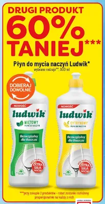 Płyn do mycia naczyń Ludwik promocja w POLOmarket