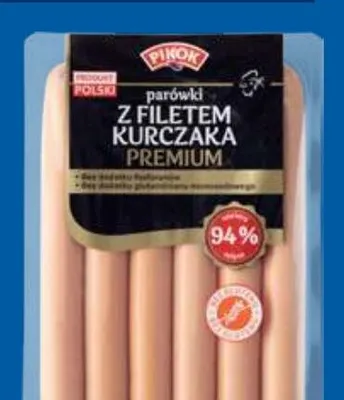 Parówki z filetem kurczaka Premium Pikok promocja w Lidl