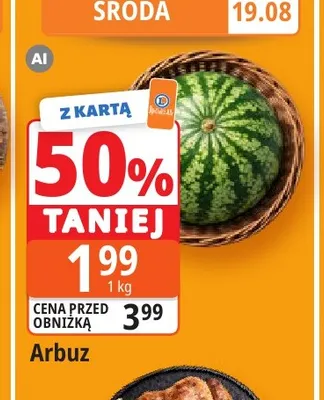 Arbuz promocja w Leclerc