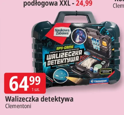 Walizeczka detektywa Clementoni promocja w Leclerc