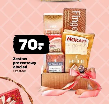 Zestaw prezentowy Złocień promocja w Netto